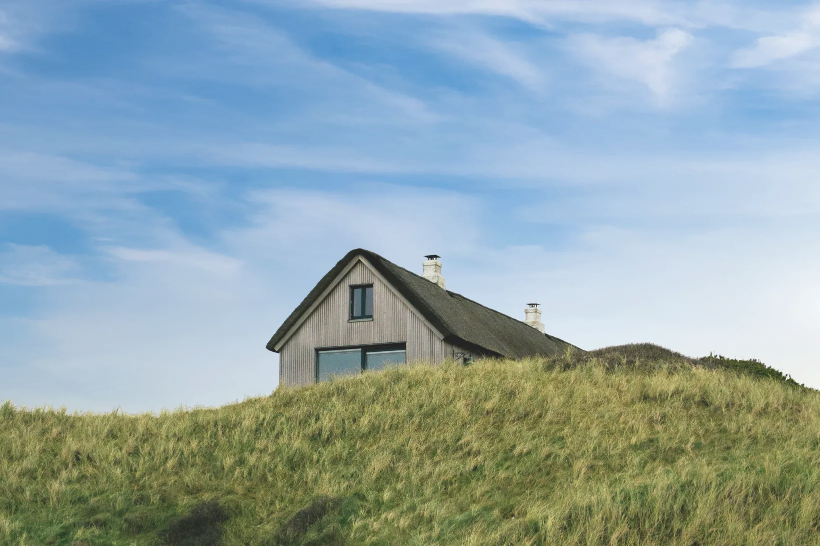 edited house and grass